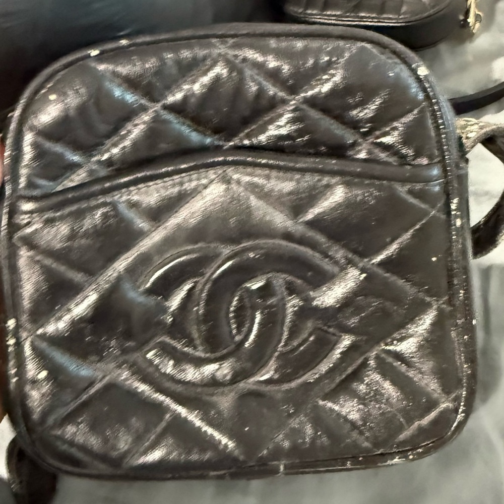 CHANEL Black Quilted Bag